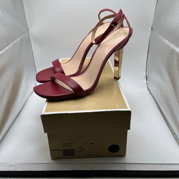 NWB MICHAEL KORS Liana Leather Sandal size 8 color
Mulberry heels - Picture 3 of 11